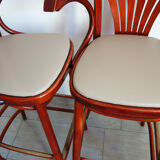 Pair of high bistro stools