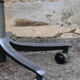 Chaise bureau pivotante chrome