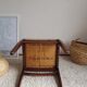 Pair of Scandinavian chairs in braided rope-circa 1960