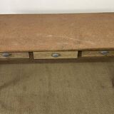 Vintage 3 Drawer Farmhouse Table