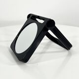 Double Black Table Mirror by Roberto Maderna for Gedy, 1970