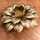 Flower/golden leaf ceiling