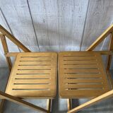 Pair of vintage folding chairs