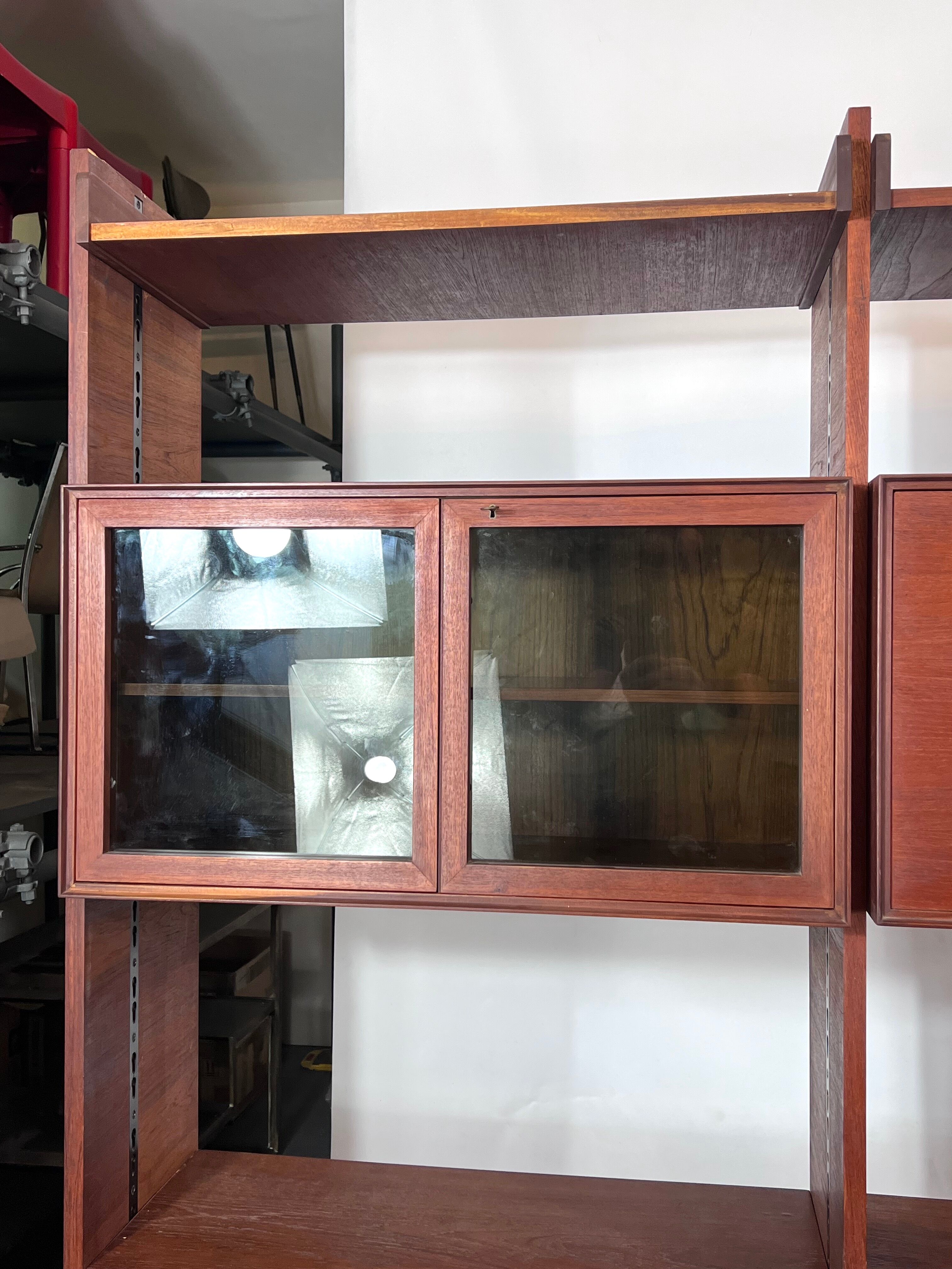 Mid-Century Modular Bookcase by Edmondo Palutari for Dassi, Italy, 1950s