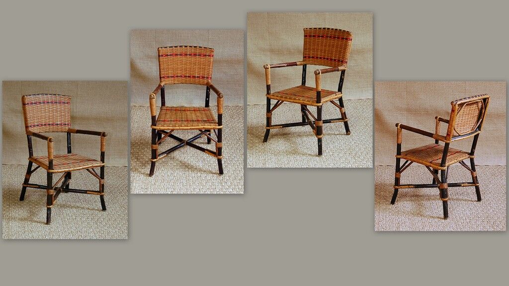 Child rattan armchair 30s