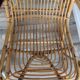 Rocking chair in vintage rattan 1960