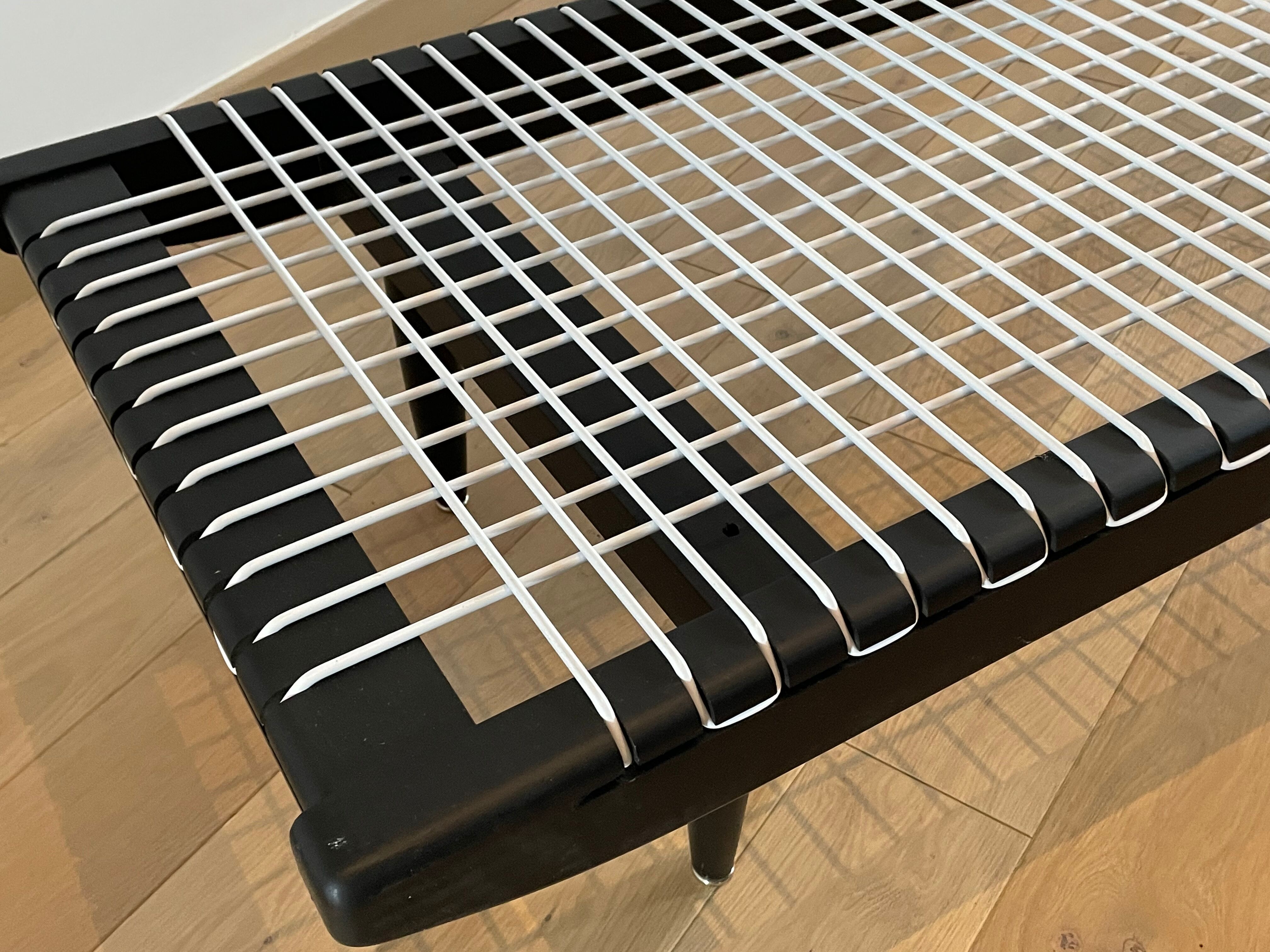 Black lacquered coffee table by Georges Tigien,1960s