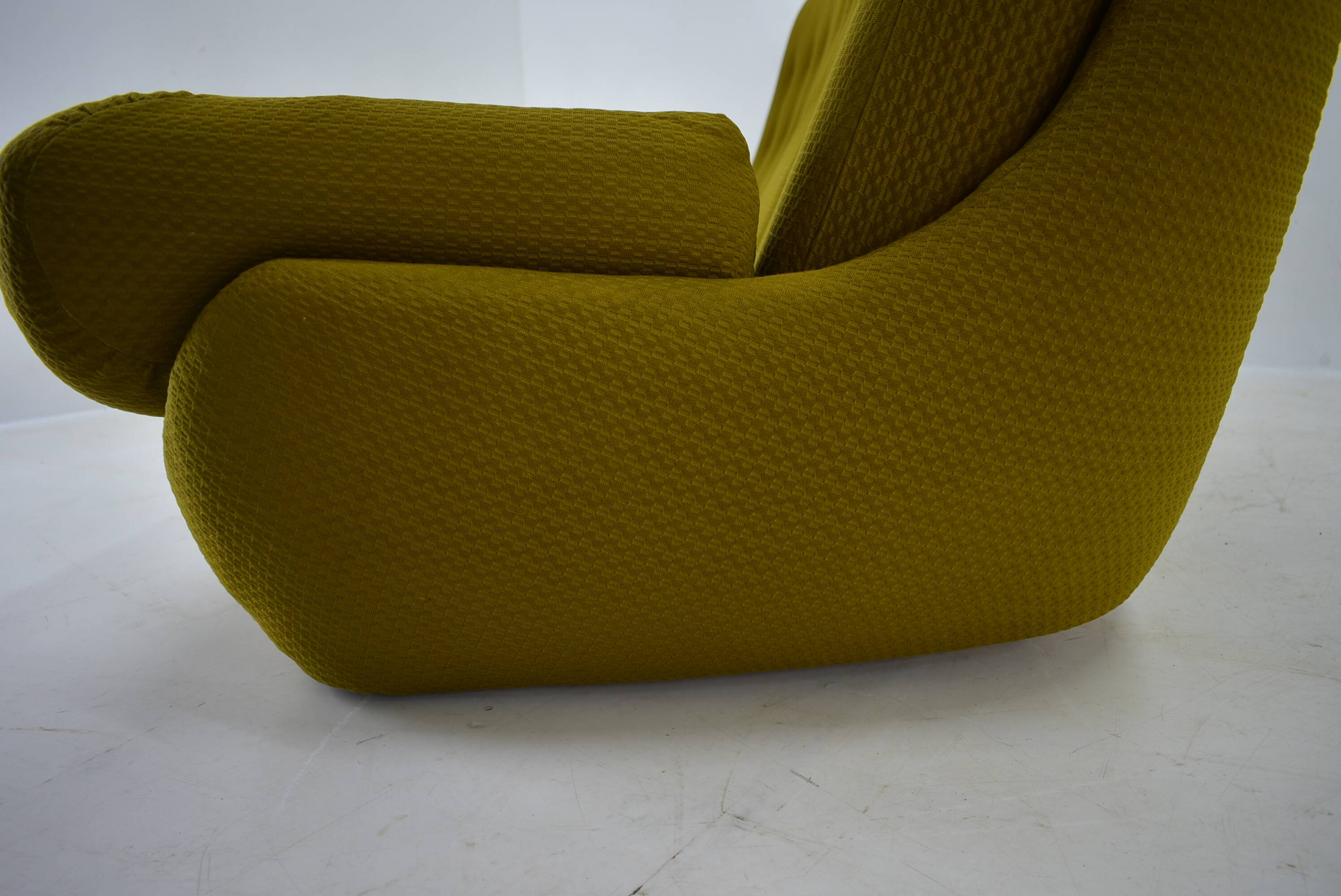 20th Century , Green Atlantis Three seats Sofa, 1960s