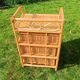 Vintage rattan chest of drawers
