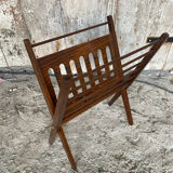 Scandinavian Folding Magazine Rack CEES BRAAKMAN for Pastoe Wood 1960s