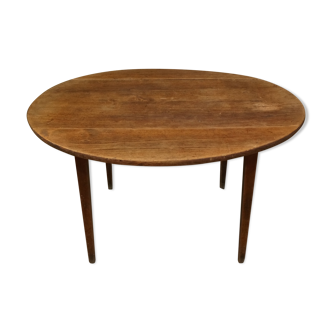 Table de ferme ronde à rallonges