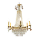 Louis XVI style hot air balloon chandelier with tassels