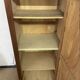 Vintage wooden Parisian wardrobe