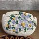 Vintage ceramic relief ashtray