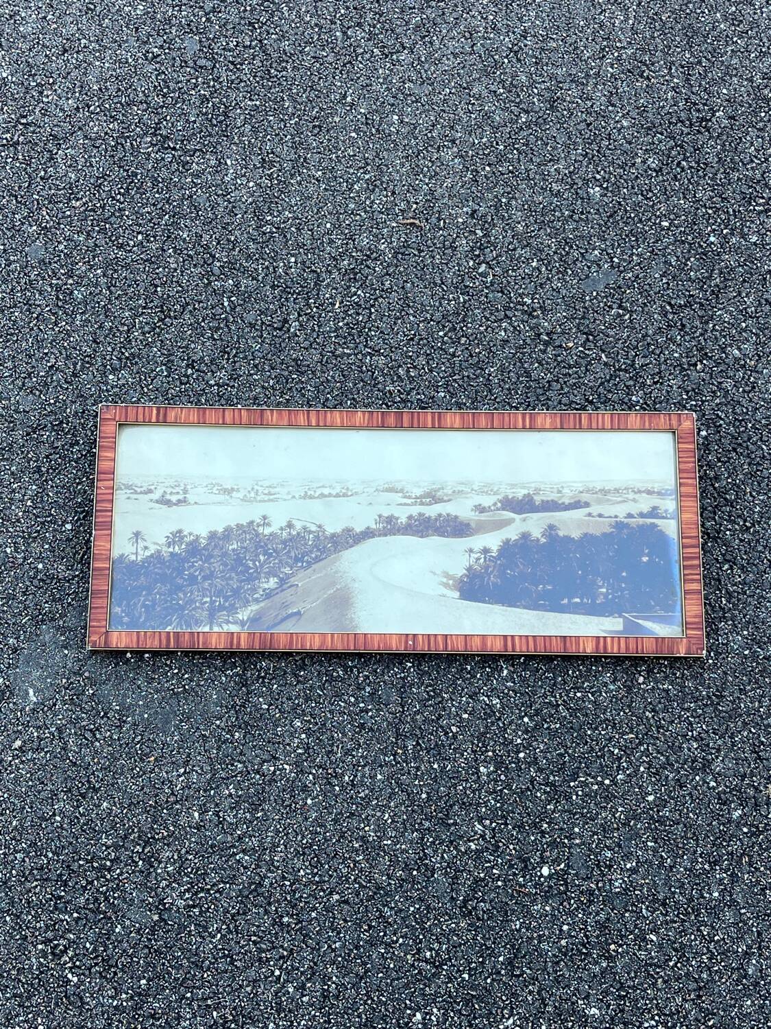 Old photograph from 1920 signed by Alexandre Bourgault, an Orientalist.