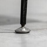 Scandinavian chair skaï foot compass 1969