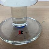 Vase verre Riihimaki Tamara Aladin, bleu, scandinave