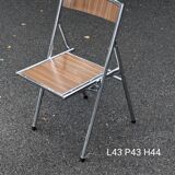 Convertible stepladder chair, vintage formica