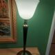 Lampe avec opaline Mazda