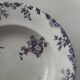 Vintage assiette creuse terre de fer Longwy Hanoï