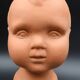 Vase in the shape of a baby's head - poupon