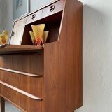 Danish teak secretary from the 60s