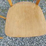 3 bistro chairs, light colour