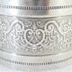 Solid silver towel round minerva orfevre hage henri