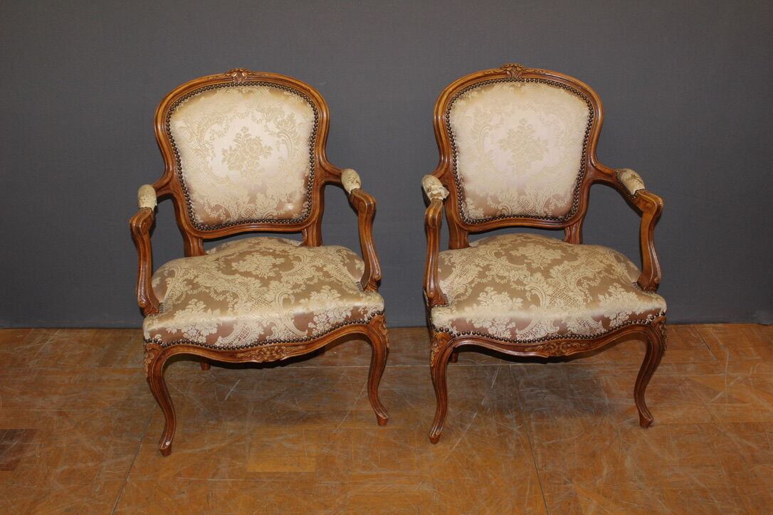 Pair of armchairs Louis XV