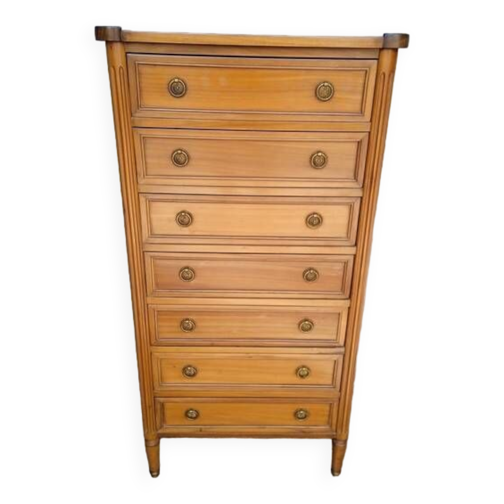 Louis XVI style weekly planner in cherry and chestnut