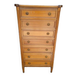 Louis XVI style weekly planner in cherry and chestnut