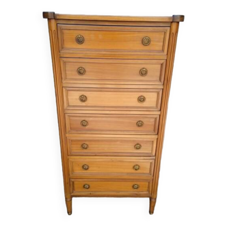 Louis XVI style weekly planner in cherry and chestnut