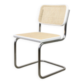 Vintage White Cesca B32 Chair by Marcel Breuer