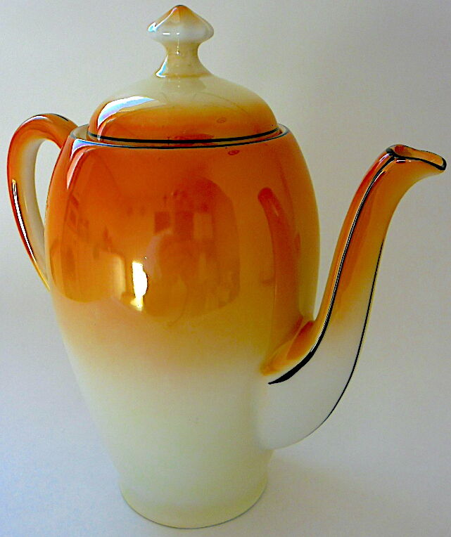 Art-deco bohemian porcelain tea or coffee
