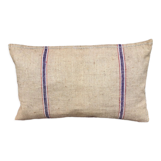 Coussin chanvre rustique