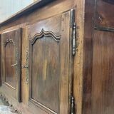 18th century Louis XV 3-door cherrywood sideboard