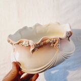 Art Deco Style French Porcelain Planter or Vase in Barbotine