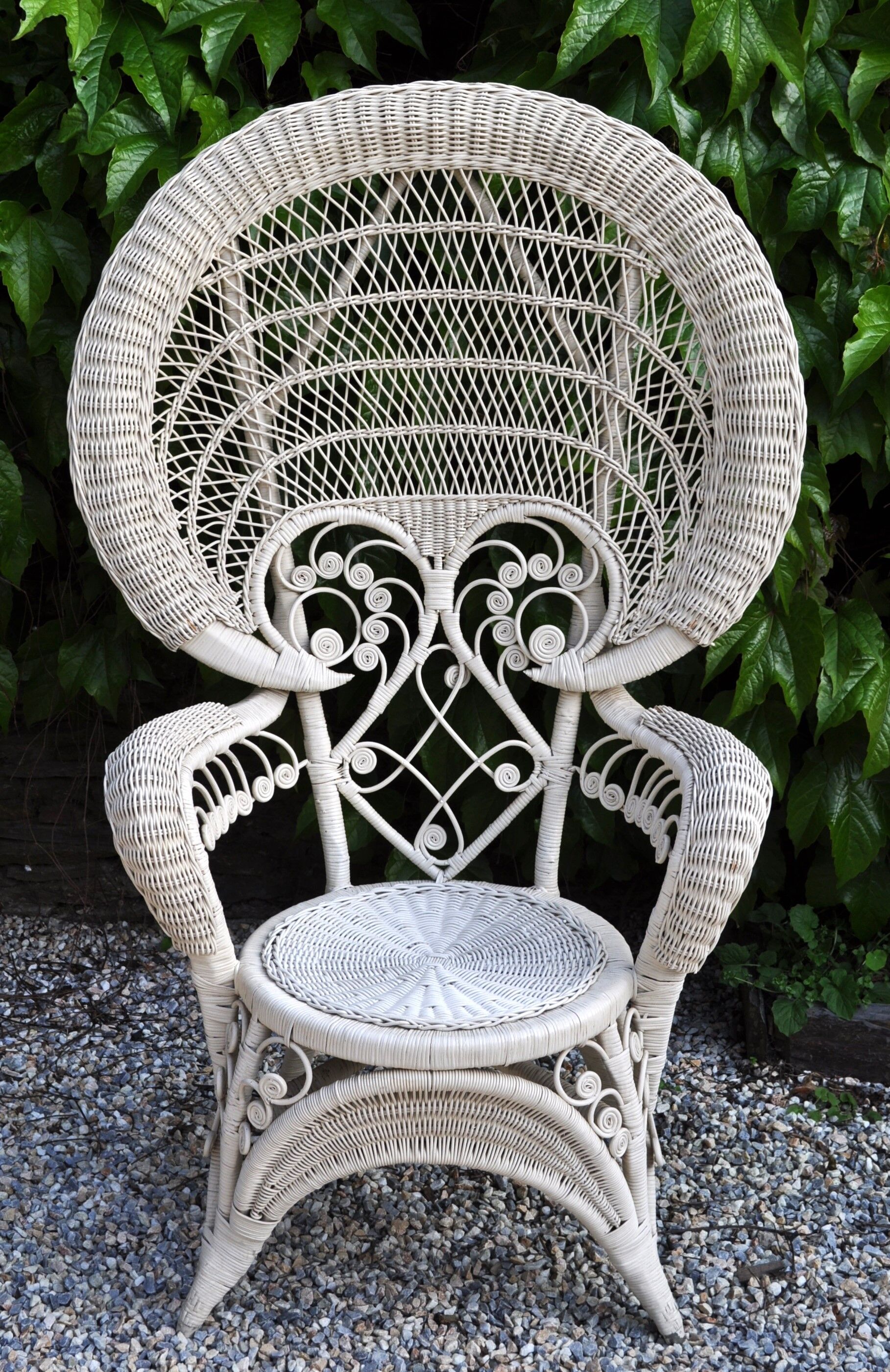 Peacock emmanuelle rattan armchair