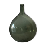 Demijohn old bottle in blown glass