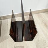 Designer plexiglass magazine rack