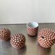 Lot de 4 vases zeuthen keramik années 1950 danemark