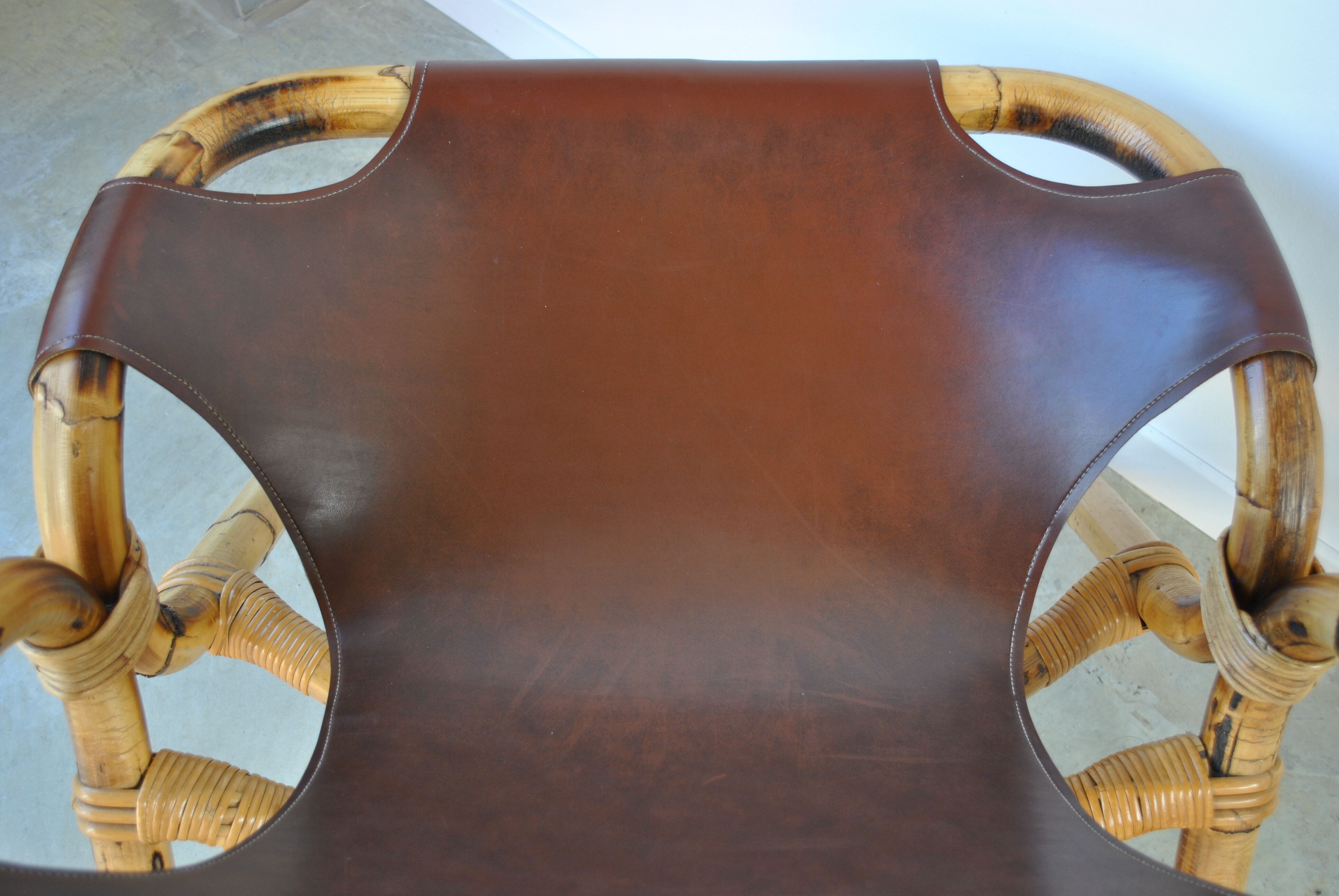Fauteuil cuir Rohé Noordwolde 1960