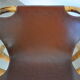 Fauteuil cuir Rohé Noordwolde 1960