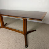 Vintage coffee table – Wooden top & star base