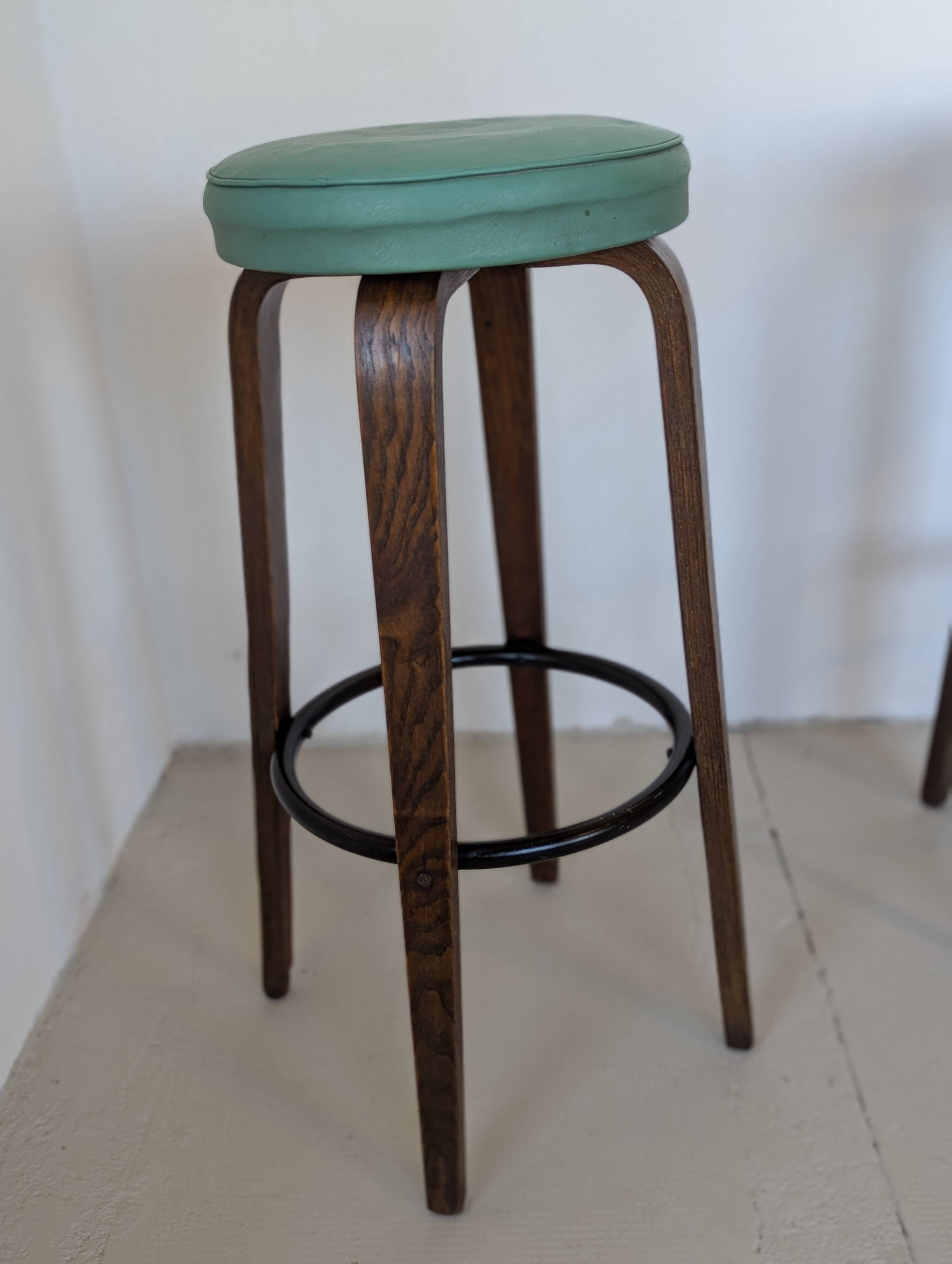 Pair of bar stools, 1950s