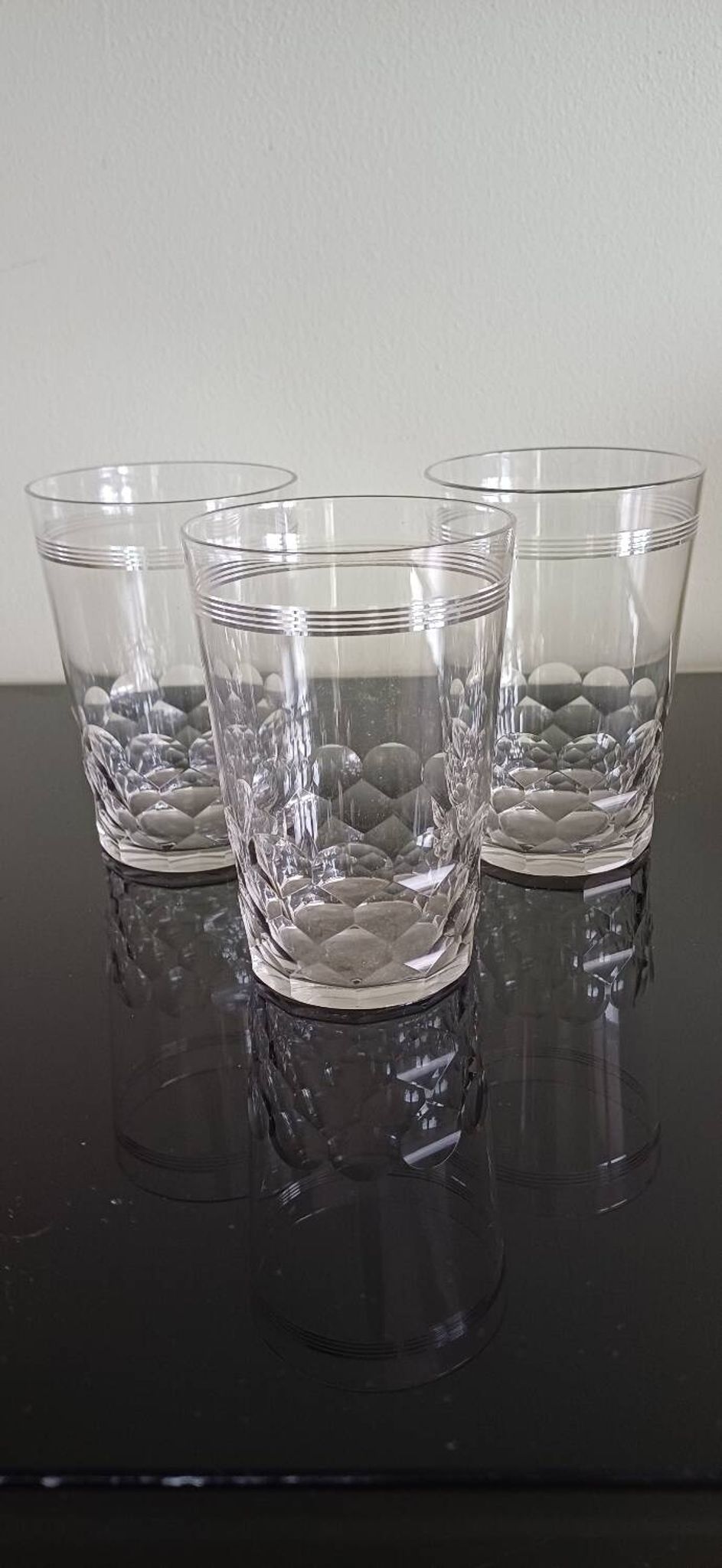Verres cristal de Baccarat modèle Chauny
