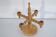 Scandinavian vintage wooden candlestick