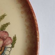 Biot ceramic - plate signed l'aiguiere - L. Gruson - hand painted - 25cm