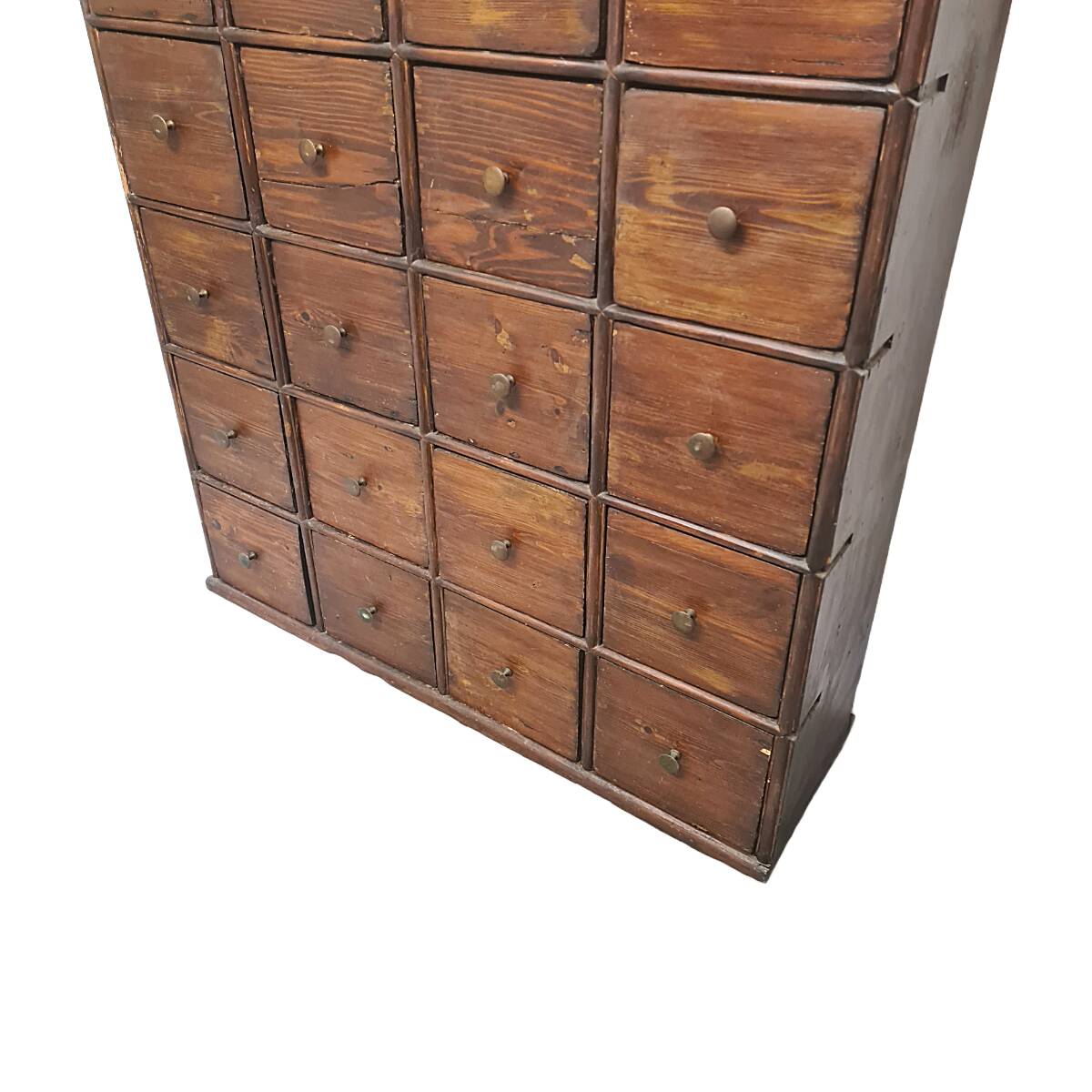 Armoire d'apothicaire hollandaise antique, vers 1900