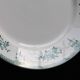 Round serving dish, old ironstone from Saint Amand - 19th century - Green pattern